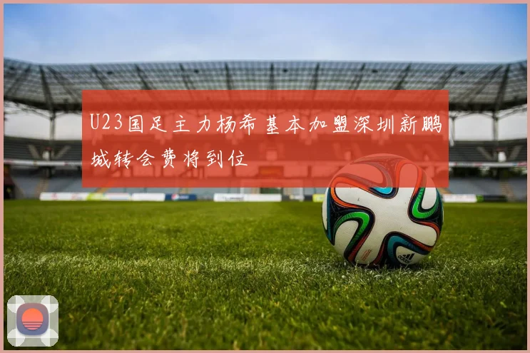 U23国足主力杨希基本加盟深圳新鹏城转会费将到位